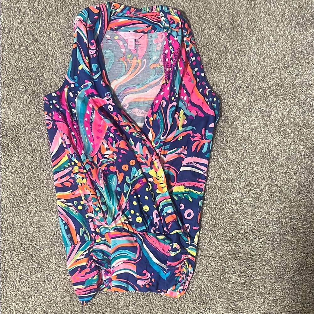 Lilly Pulitzer Vibrant Multicolor Tank Top